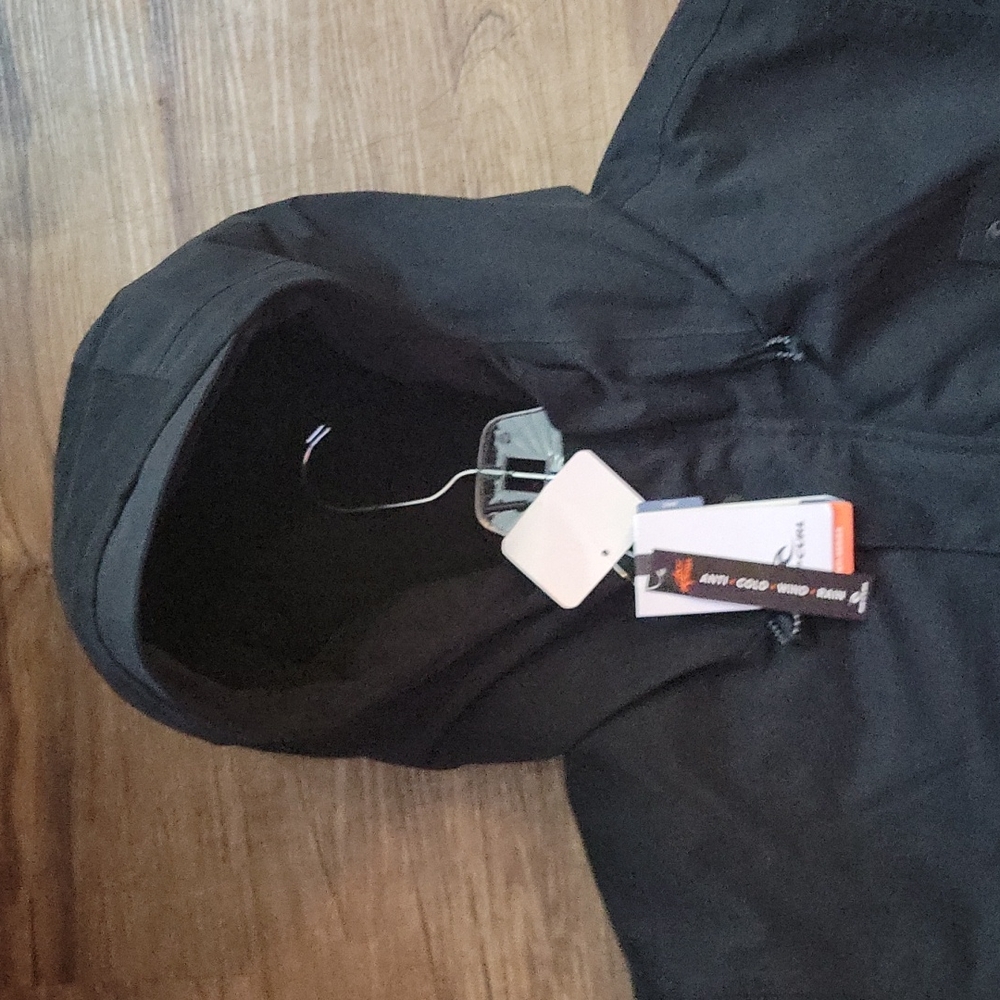 NWT Men's Med Rip Curl Jacket. "Anti-Series One Shot Jacket". Color Washed Black - Picture 5 of 10